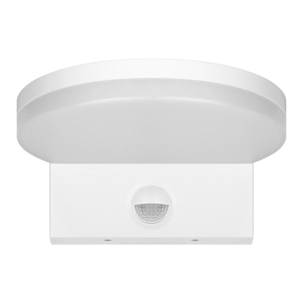 ASPEN LED 15W, oprawa ogrodowa z czujnikiem ruchu PIR, 1300lm, IP65, 4000K, biała