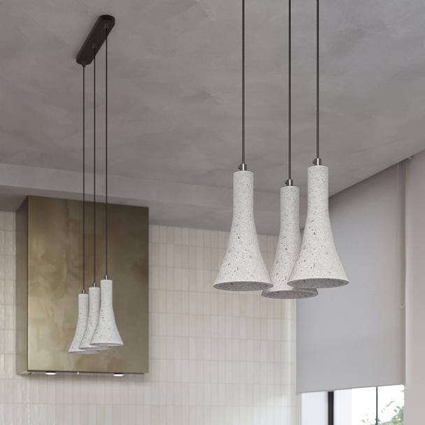 Sollux Lampa wisząca REA 2 beton SL.1224