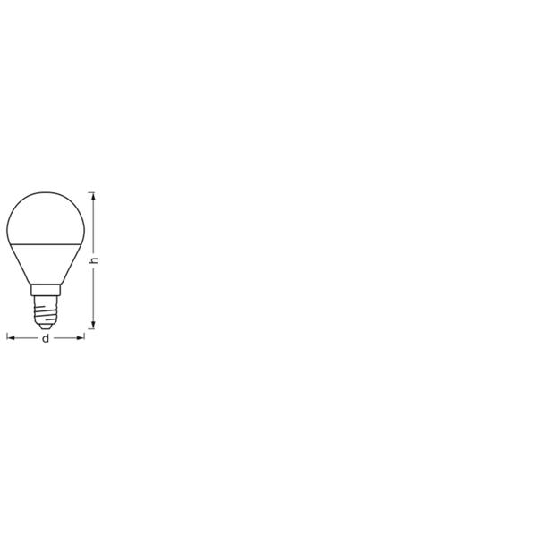 SMART+ ZB CL P Frosted DIM 40 yes 4,9W E14 LEDVANCE