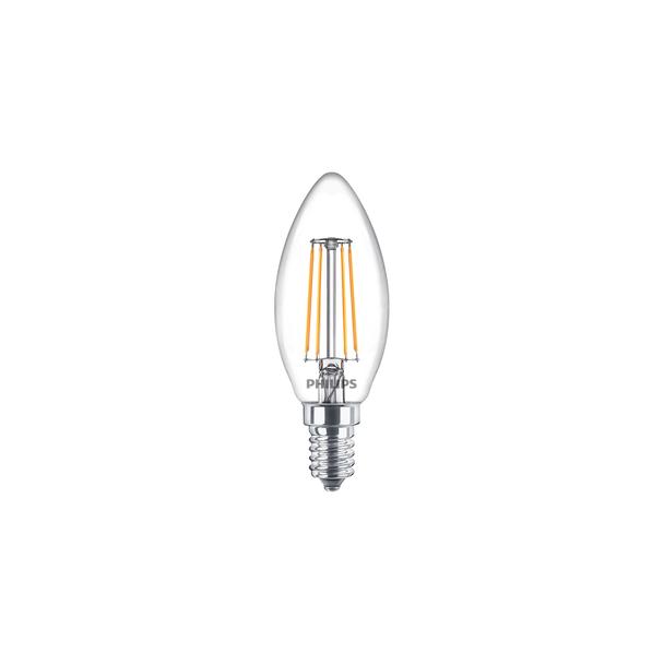 Żarówka LED świeczka 4,3W=40W 470lm 4000K barwa neutralna LEDCandle 4,3-40W E14 840 B35 PHILIPS