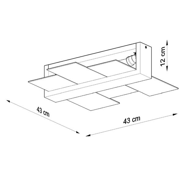 Sollux Plafon FENIKS 2 biały SL.0078