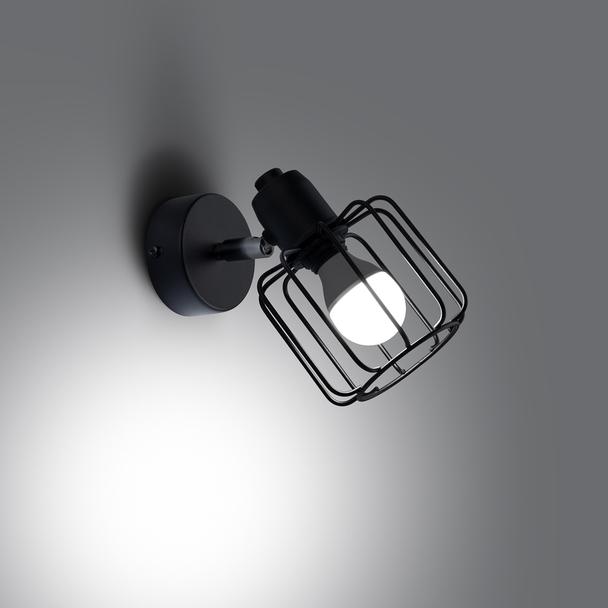 Sollux Kinkiet BELUCI 1 czarny SL.1114