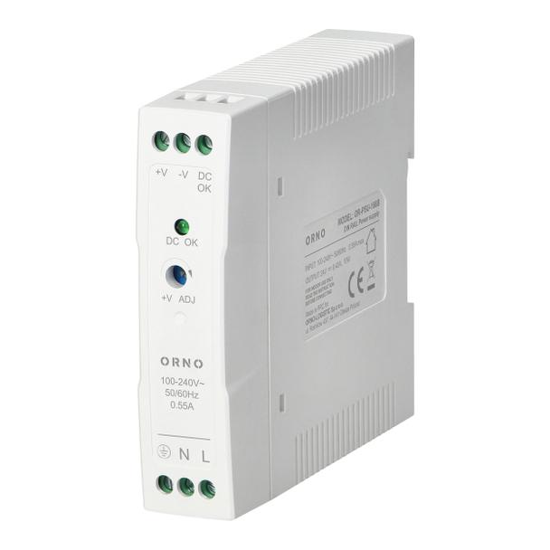Zasilacz przemysłowy, na szynę DIN, 24VDC, 0,42A, 10W, w plastikowej obudowie OR-PSU-1668 ORNO