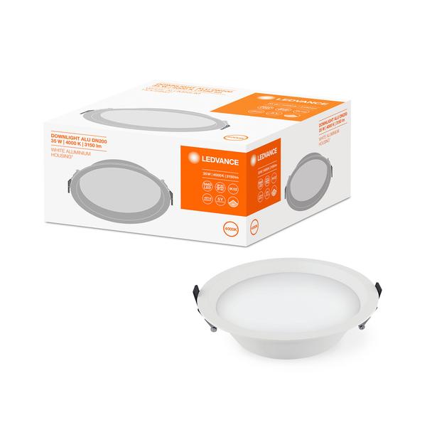 DL ALU DN200 35W 4000K WT IP44 LEDV LEDVANCE