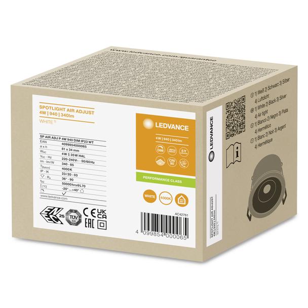 SP AIR ADJ P 4W 940 DIM IP23 WT LEDVANCE