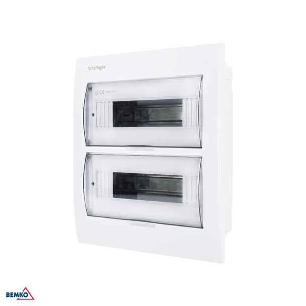 ROZDZIELNICA PODTYNKOWA IP40 ZACISKI 24N+24PE 2x12P