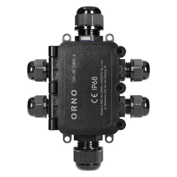 Puszka natynkowy HD IP68, 0,5-6,0mm2 ,2 dławnice M20, 4 dławnice M16