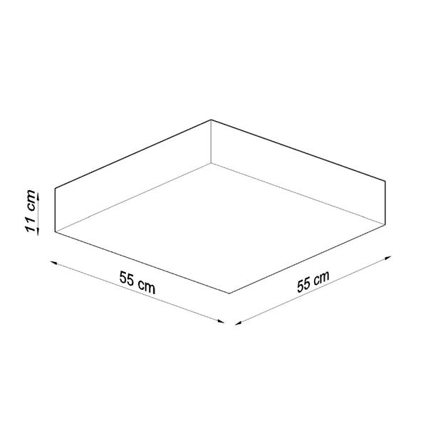 Sollux Plafon HORUS 55 biały SL.0922