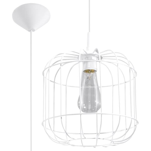 Sollux Lampa wisząca CELTA biała SL.0295