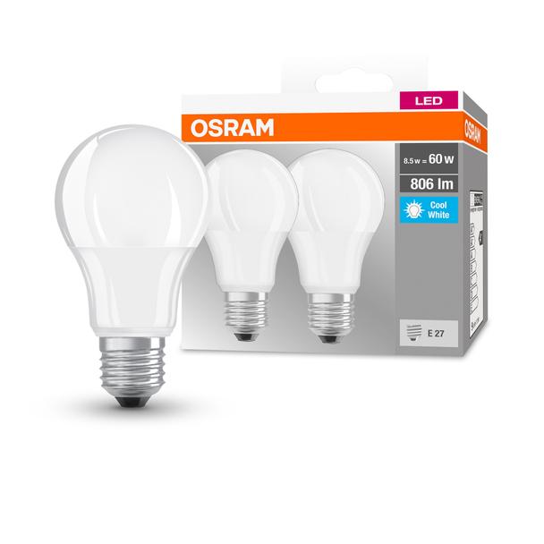 Lampa LED BASE Classic A60 8,5W/840 230V plastik E27 FS2 OSRAM