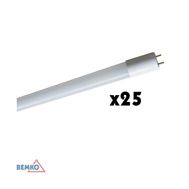 TUBA LED 230V T8 1200MM 18W 1700LM 4000K NW SZKŁO MLECZNA (KARTON 25SZT.)