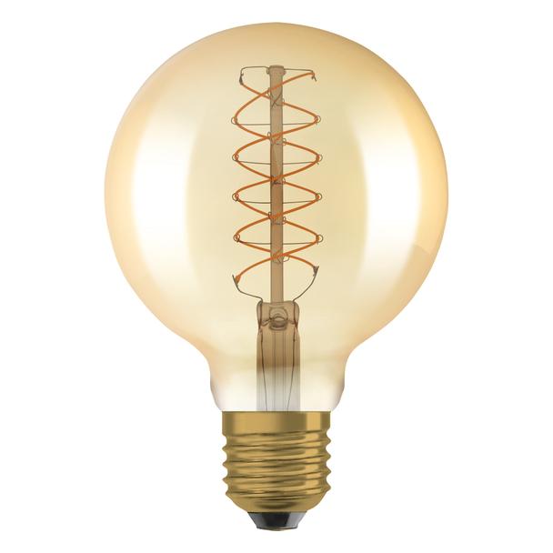 Lampa LED Vintage 1906 GOLD 95 dim 4,8W/822 szkło przezroczyste E27