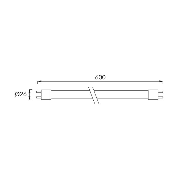Tuba T8 LED PRO 10W 6500K 0,6