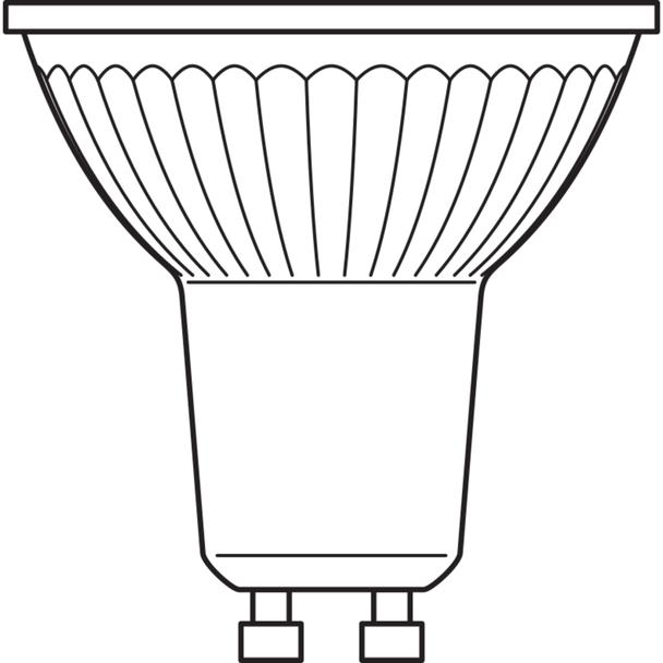 Lampa LED VALUE non-dim PAR16 50 36° 4,3W 865 GU10