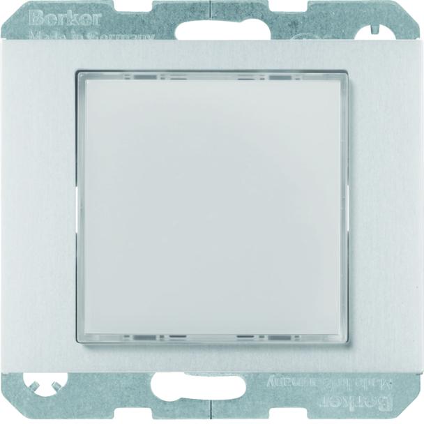 K.5 Sygnalizator świetlny LED podświetlenie białe, aluminium mat lakier. 29537003 HAGER