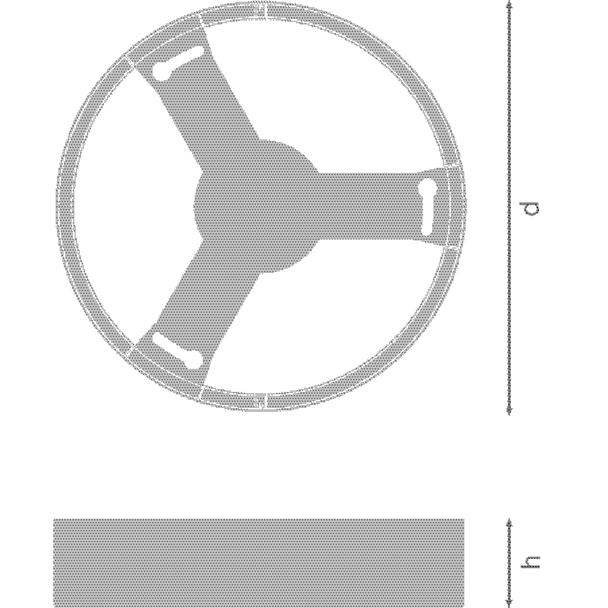 Ramka do oprawy LED DOWNLIGHT IP44 FRAME DN 215 WT 4058075709966 LEDVANCE