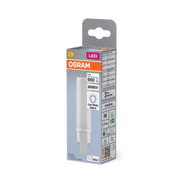 DULUX D E LED FR 13 ECG, AC mains 6W 840 G24q-1 TRZONKI SPECJALNE LEDVANCE