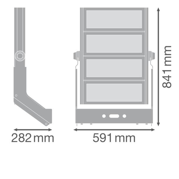 Naświetlacz FLOOD MAX LUM 1200W 757 SYM 10 WAL