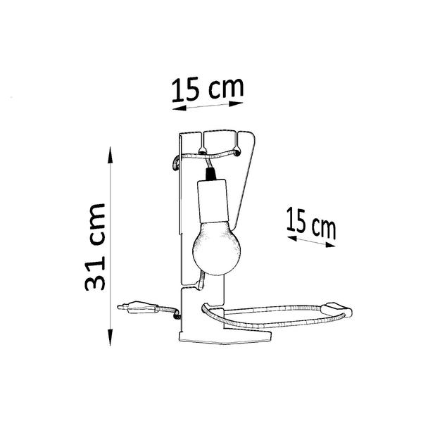 Sollux Lampa biurkowa ARBY czarna SL.0880