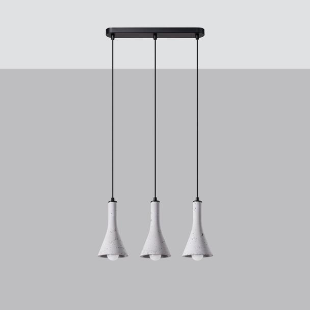 Sollux Lampa wisząca REA 3L beton SL.1225