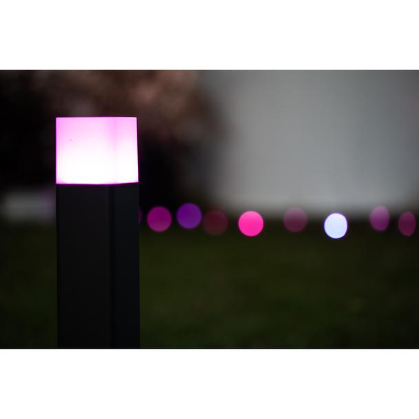 Słupek Ogrodowy Lampa LED INTELIGENTNA 9,5W RGB+W Szary 50cm SMART+ WiFi CUBE 4058075478152 LEDVANCE