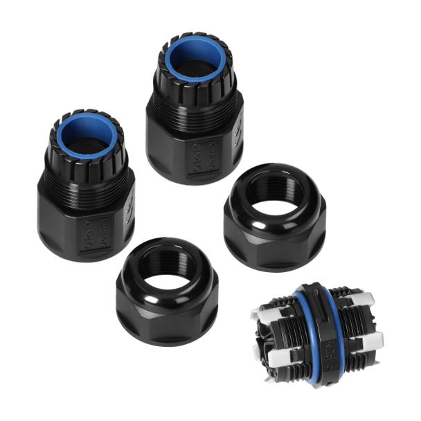 Konektor kablowy prosty z szybkozłączką IP68, 5x4mm2, 400V/20A