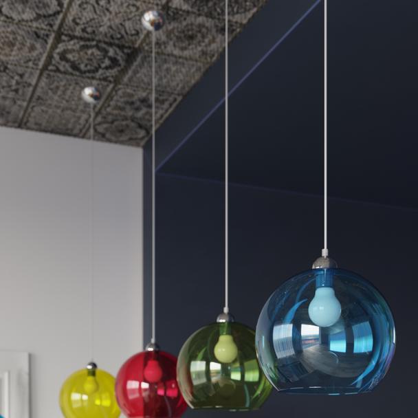 Sollux Lampa wisząca BALL zielona SL.0254