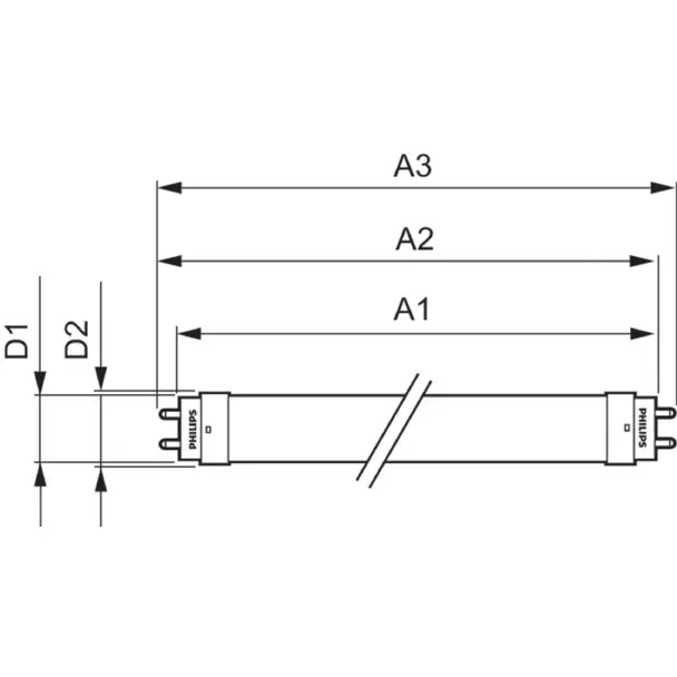 Pila LED tube 1200mm 16W 865 G13 Świetlówka LED