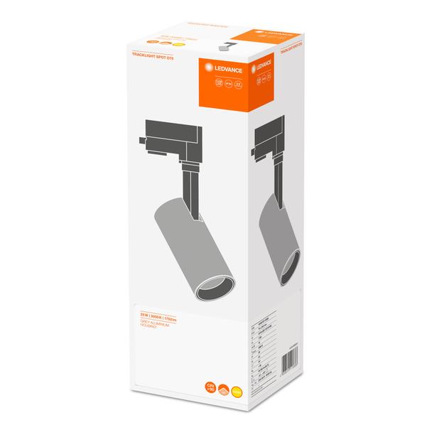 Szynowa oprawa TRACKLIGHT SPOT D75 25W 3000K 90RA NFL GY