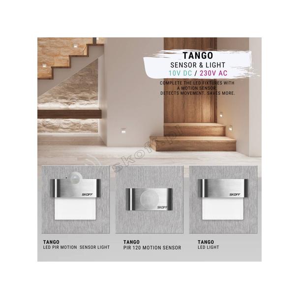 Oprawa Tango LED PIR 120 Motion Sensor Light | 10 V DC | 1,0 W | IP 20 |LED | 4000 K | PIR 120o |Wyk