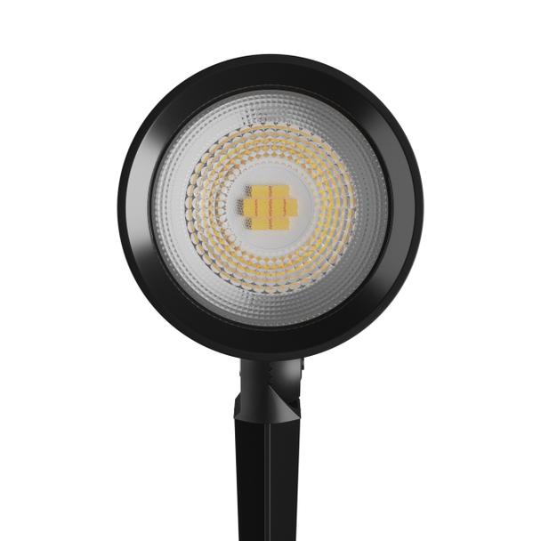 Oprawa ogrodowa FLORI LIGERO 6W NW b. neutralna 230V 40st IP65 53x77mm + 145mm spike CZARNY Spectrum
