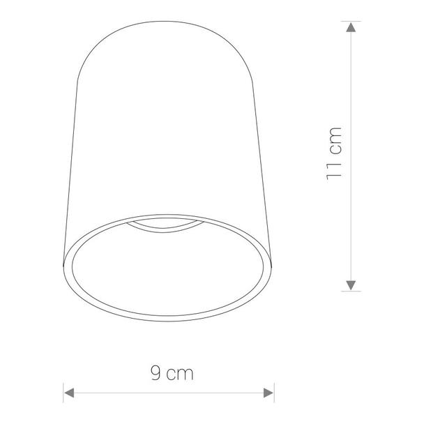 Nowodvorski plafon techniczny Eye Tone GU10 biały 8925