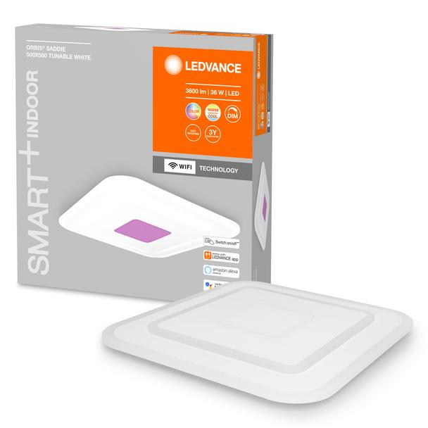 Oprawa SMART+ WIFI ORBIS SADDIE 500x500 RGB TW WT