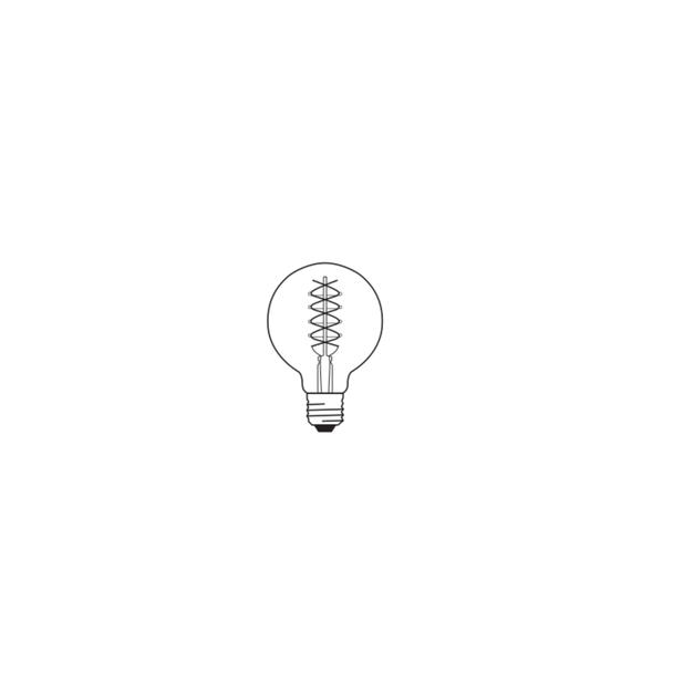 Lampa LED Vintage 1906 GOLD 95 dim 7W/822 230V szkło przezroczyste E27