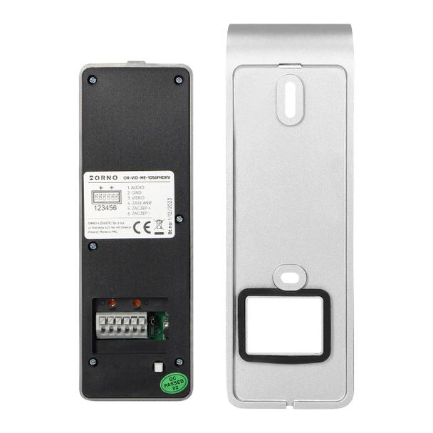 CERES Full HD, zestaw wideodomofonowy, bezsłuchawkowy, monitor dotykowy 8" LCD, z gniazdem na kartę