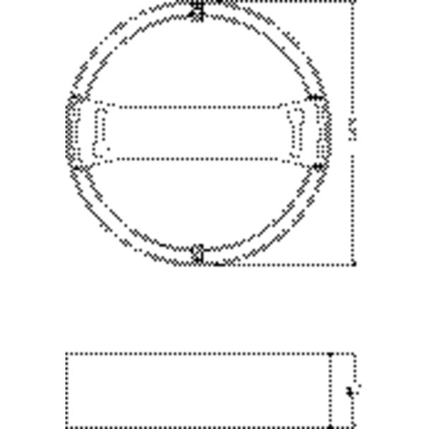 Ramka do oprawy LED DOWNLIGHT IP44 FRAME DN 165 WT 4058075709928 LEDVANCE
