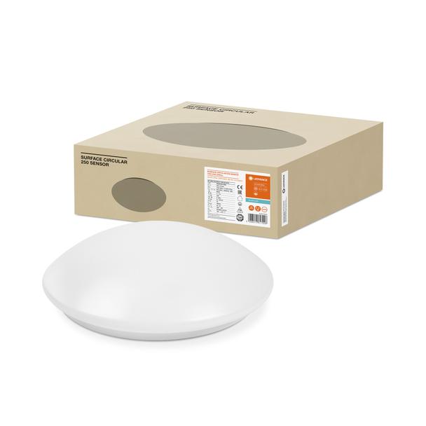 Plafon LED SURFACE CIRCULAR 250 SENSOR 13W 840 IP44 4058075617926 LEDVANCE