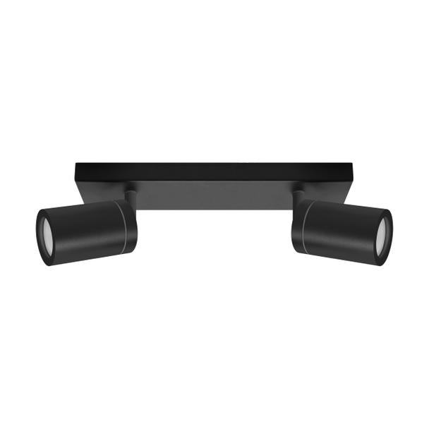 Oprawa ścienno-sufitowa TENOR GU10 2L BLACK