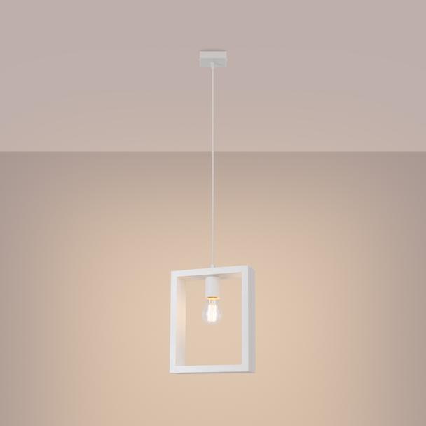 Lampa wisząca ARIES biała