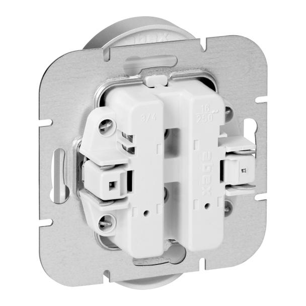 Gniazdo podwójne podtynkowe 2x2P+Z Pearl, 16A, 250V, PT-6 PR, srebrny