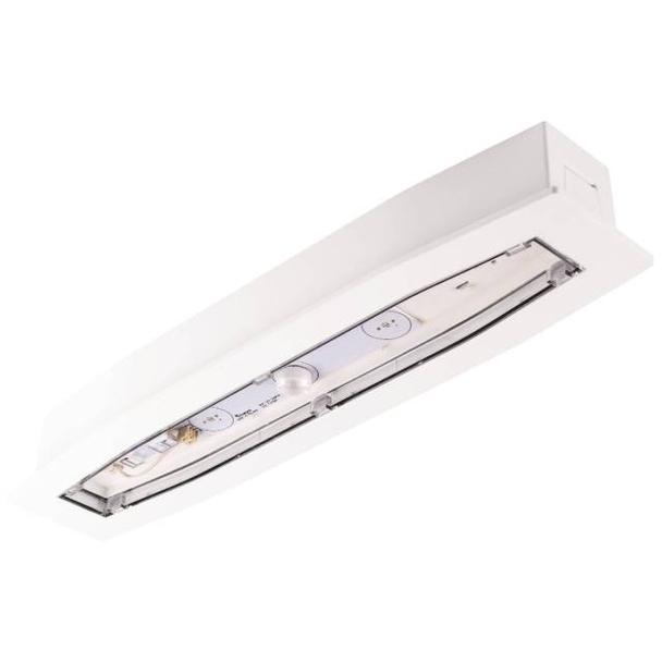 Oprawa sieciowo-awaryjna podtynkowa SUPREMA LED SOH 250 A 3H CT IP54 PT / soczewka otwarta do pomies