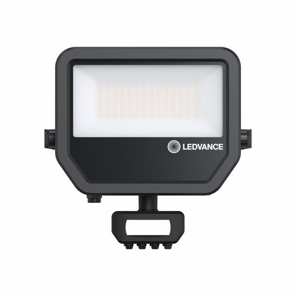 Naświetlacz LED z czujnikiem ruchu FLOODLIGHT sensor PFM G4 27W41W IP65 3000K 133lm/W czarny LEDVANC