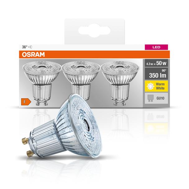 BASE PAR16 50 36 4,3W 827 230V GU10 FS3 LEDVANCE