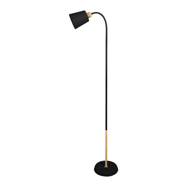 GRACE 1P, lampa podłogowa, E27, max. 18W, 160 cm, czarna