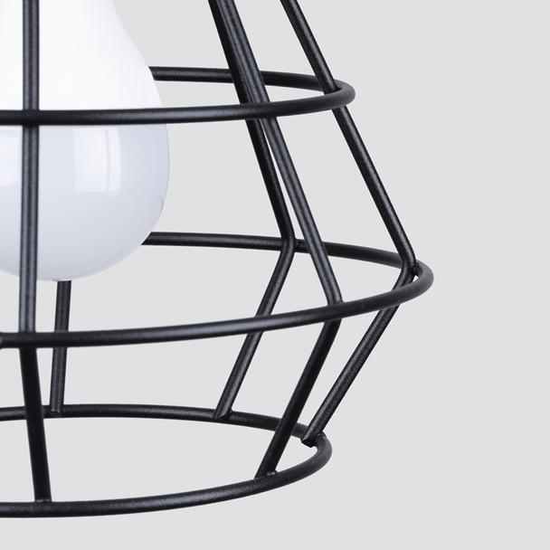 Sollux Lampa wisząca SUBA 4L czarna SL.1167