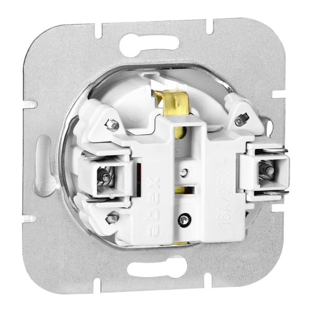 Gniazdo pojedyncze podtynkowe 2P+Z Schuko Onyx, 16A, 250V, PT-17O, biały