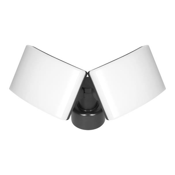 TOS DUO LED 2x20W podwójny naświetlacz ogrodowy, 2x1600lm, IP65, 4000K, PC, czarny