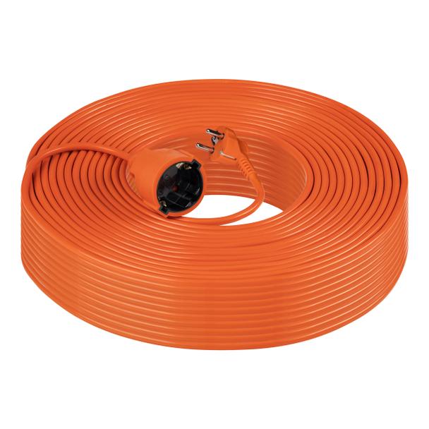 Przedłużacz ogrodowy jednogniazdowy Schuko, PVC 3x1,5mm2, długość 50m GES-2(GS)/50M ORNO