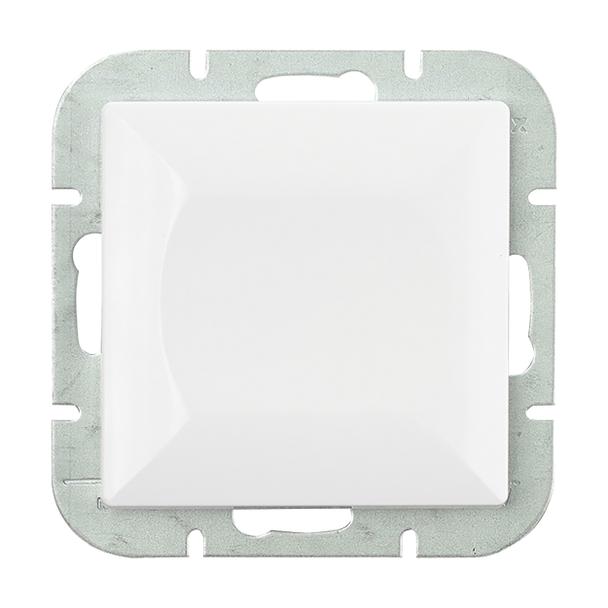 Przycisk dzwonek podtynkowy Pearl, 10A, 250V, WP-6/7P, biały