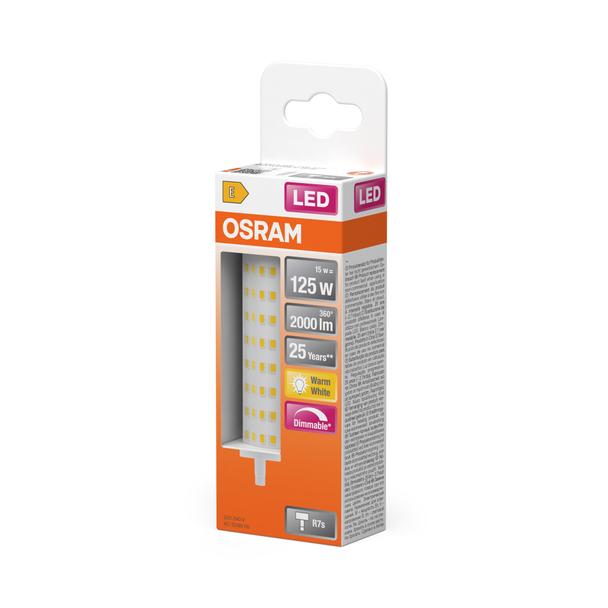 LED LINE 118mm 125D 16W 827 230V R7S 6X1 LEDVANCE
